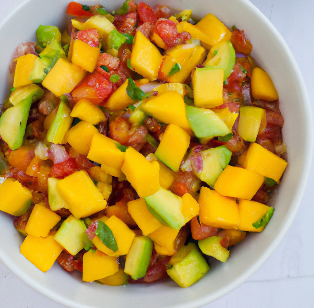 Spicy and Cool - Mango Salsa with Avocado