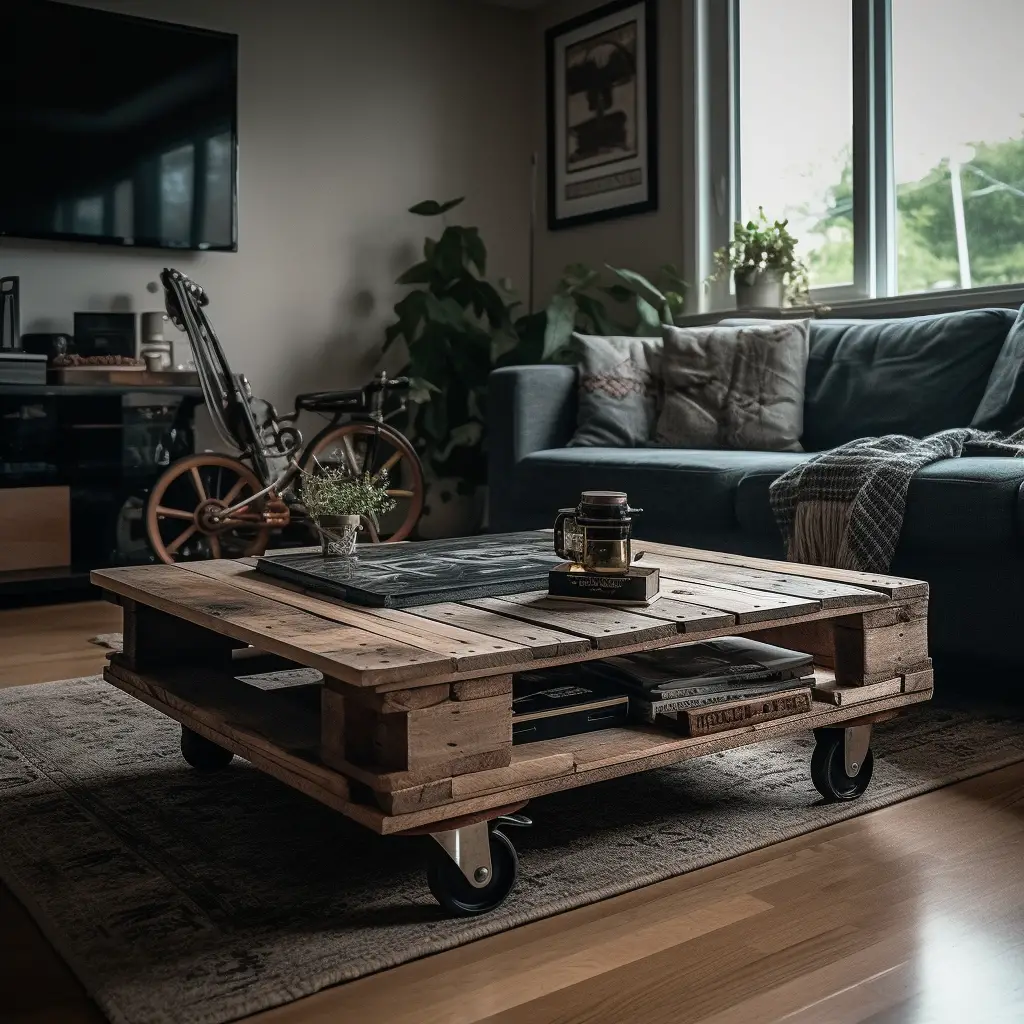 Revamp Your Living Room with a DIY Pallet Coffee Table