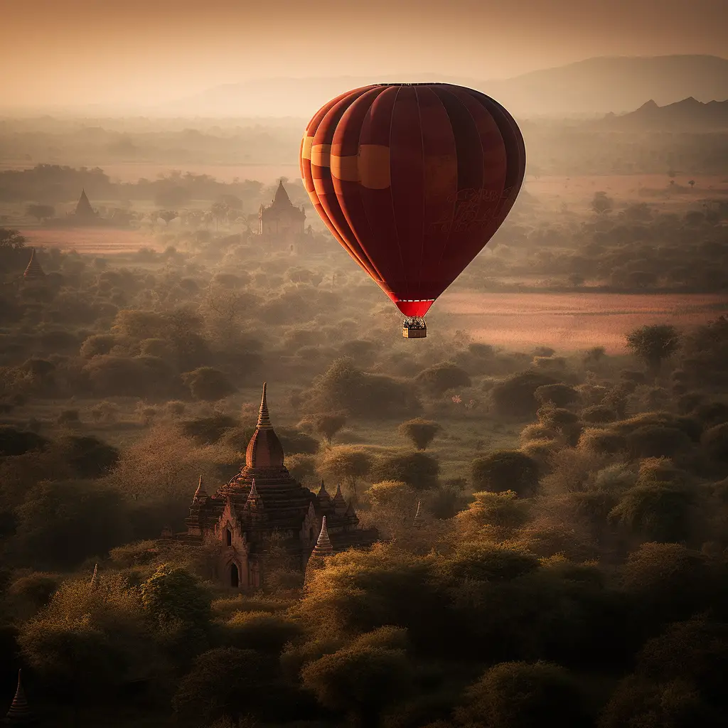 Soar Above the Clouds in a Hot Air Balloon Over Dreamy Destinations