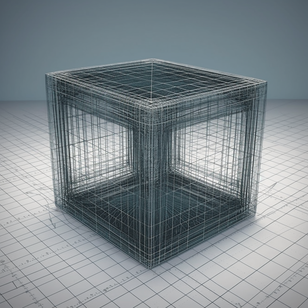 The Floating Cube - An Impossible 3D Shape