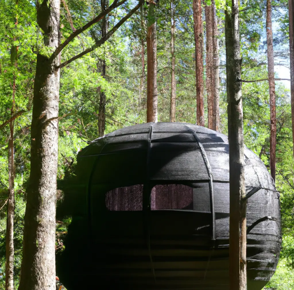 The UFO Capsule, Treehotel, Sweden