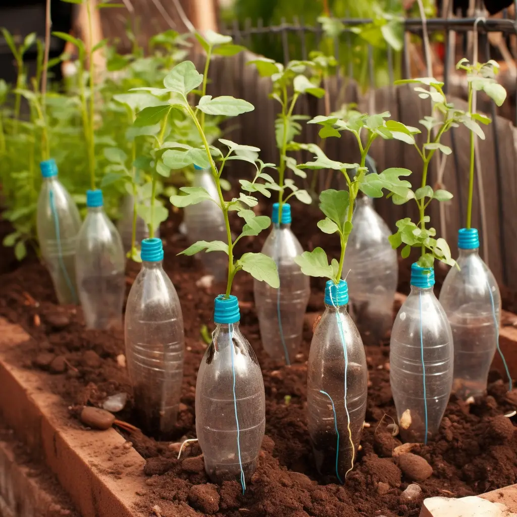 Turn Plastic Bottles into Drip Irrigation Systems for a Thriving Garden