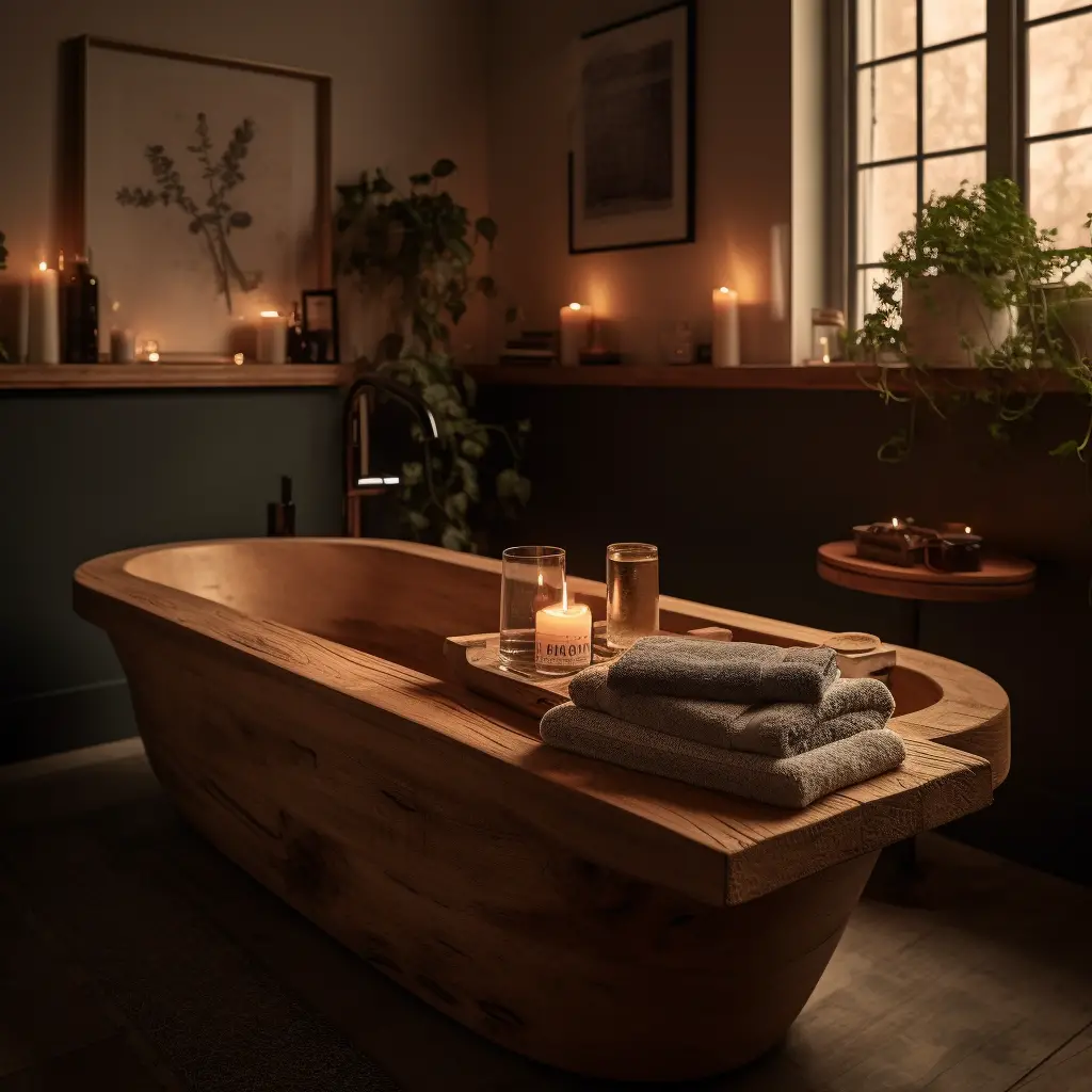 Turn Your Bathroom into a Spa Oasis with a Beautiful DIY Bathtub Tray