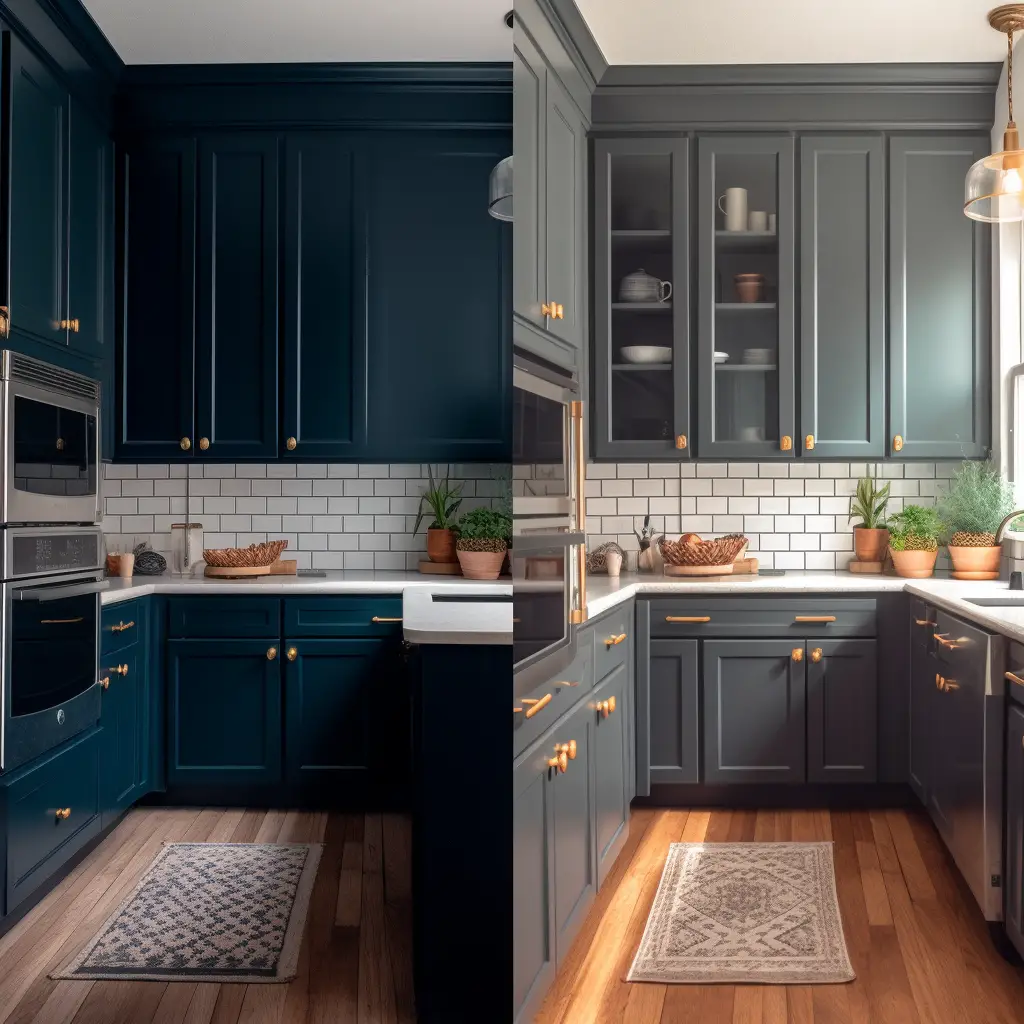Upgrade Your Kitchen Cabinets with a Fresh Coat of Paint and Stylish Hardware