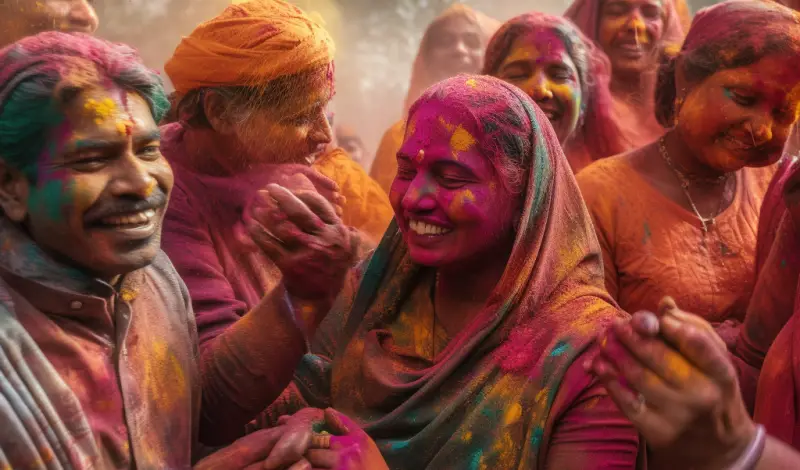 The Colorful Explosion of India's Holi Festival